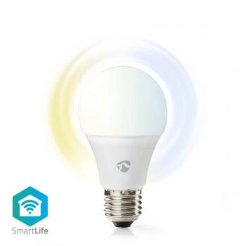 Nedis WIFILRW10E27 Smartlife Led Bulb Wi-fi E27 806 Lm 9 W Warm To Cool White Energieklasse: F Android&trade; / Ios Peer