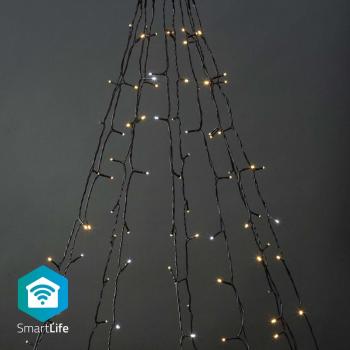 Nedis WIFILXT02W200 Smartlife Decoratieve Led Boom Wi-fi Warm Tot Koel Wit 200 Led's 10 X 2 M Android&trade; / Ios