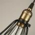 Homestyle Pro MK006-B Industriële Hanglamp 19x23 cm Zwart/Metaal