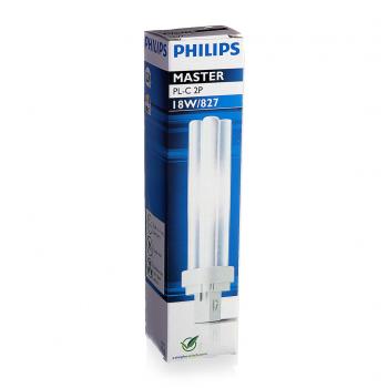 Philips 2010078718 8711500620880 Spaarlamp PL-C Kleur 827 2-p 18w